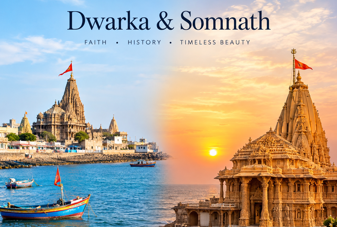 🐚 Dwarka & Somnath: Where Legends Whisper, and the Ocean Listens